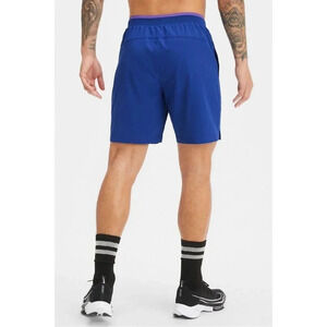 Fabletics Shorts Mens Medium Blue The Fundamental Short II Lined 7" Performance
